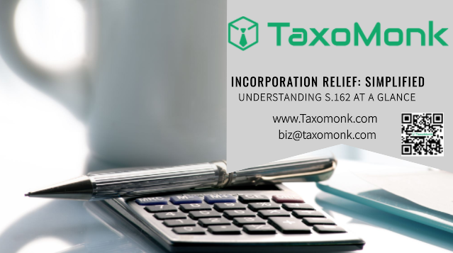 CGT: Incorporation Relief (s.162): At a glance